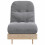 VidaXL vidaXL Solid Pine Futon Sofa Bed with Mattress - Adjustable Backrest, 2-in-1 Couch/Bed, Compact Foldable Wood Frame 5