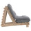 VidaXL vidaXL Solid Pine Futon Sofa Bed with Mattress - Adjustable Backrest, 2-in-1 Couch/Bed, Compact Foldable Wood Frame 6