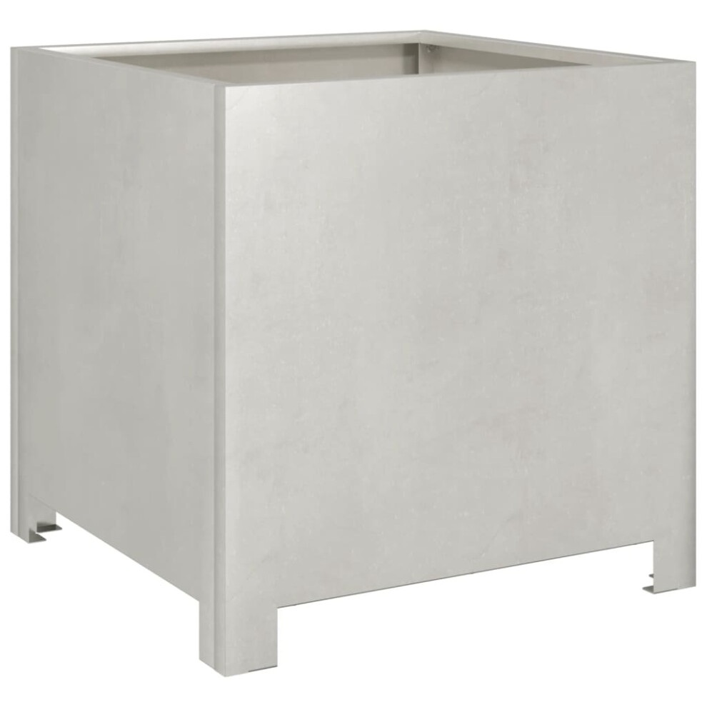 Vidaxl Garden Planter Plant Pot Flower Pot Outdoor Planter Box Stainless Steel