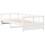 VidaXL vidaXL Daybed Sofa Bed Guest Bed Sleeper Sofa White 80x200 cm Solid Wood Pine 1