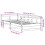 VidaXL vidaXL Daybed Sofa Bed Guest Bed Sleeper Sofa White 80x200 cm Solid Wood Pine 10