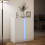 VidaXL vidaXL Sideboard with LED Cupboard Cabinet Highboard White Engineered Wood 5