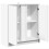VidaXL vidaXL Sideboard with LED Cupboard Cabinet Highboard White Engineered Wood 7