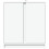 VidaXL vidaXL Sideboard with LED Cupboard Cabinet Highboard White Engineered Wood 6