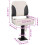 VidaXL vidaXL Foldable Boat Seat Set 2 Piece Low Backrest & Fixing Strap Canoe Seat 4