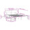 VidaXL vidaXL Bed Frame with Drawers Home Bed Base White 140x200 cm Solid Wood Pine 4