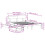 VidaXL vidaXL Bed Frame with Drawers Bed White 150x200 cm King Size Solid Wood Pine 4