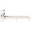 VidaXL vidaXL Bed Frame with Headboard White 75x190 cm Small Single Solid Wood Pine 5