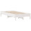 VidaXL vidaXL Bed Frame with Headboard Bed Base White 120x200 cm Solid Wood Pine 7