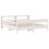 VidaXL vidaXL Bed Frame with Headboard Bed Base White 200x200 cm Solid Wood Pine 3