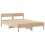 VidaXL vidaXL Bed Frame with Headboard Bed 120x190 cm Small Double Solid Wood Pine 7