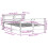 VidaXL vidaXL Bed Frame with Headboard Bed 120x190 cm Small Double Solid Wood Pine 4