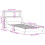 VidaXL vidaXL Bed Frame with Headboard White 75x190 cm Small Single Solid Wood Pine 4