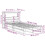 VidaXL vidaXL Bed Frame with Headboard Bed White 90x190 cm Single Solid Wood Pine 4
