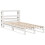 VidaXL vidaXL Bed Frame with Headboard Bed White 90x190 cm Single Solid Wood Pine 3