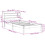 VidaXL vidaXL Bed Frame with Headboard Bed White 90x190 cm Single Solid Wood Pine 4