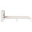 VidaXL vidaXL Bed Frame with Headboard Bed White 90x190 cm Single Solid Wood Pine 5