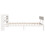 VidaXL vidaXL Bed Frame with Headboard White 75x190 cm Small Single Solid Wood Pine 5