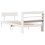 VidaXL vidaXL Bed Frame with Headboard Bed White 90x190 cm Single Solid Wood Pine 6