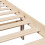 VidaXL vidaXL Bed Frame with Headboard Bed 180x200 cm Super King Solid Wood Pine 9