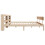 VidaXL vidaXL Bed Frame with Headboard Bed 180x200 cm Super King Solid Wood Pine 5