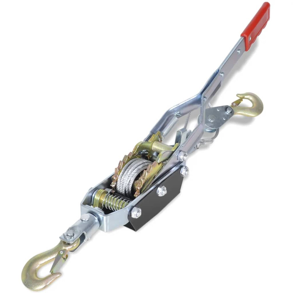 Vidaxl Cable Puller 1815 Kg With 2 Gears Hand Manual Winch Car Vehicle Moving