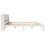 VidaXL vidaXL Bed Frame with Headboard White 180x200 cm Super King Solid Wood Pine 5