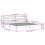 VidaXL vidaXL Bed Frame with Headboard Bed Base White 200x200 cm Solid Wood Pine 11