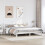 VidaXL vidaXL Bed Frame with Headboard White 180x200 cm Super King Solid Wood Pine 3