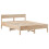 VidaXL vidaXL Bed Frame with Headboard Bed Base 150x200 cm King Size Solid Wood Pine 8
