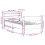 VidaXL vidaXL Bed Frame with Headboard Home Bed Base White 90x200 cm Solid Wood Pine 4