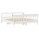 VidaXL vidaXL Bed Frame with Headboard Bed Base White 200x200 cm Solid Wood Pine 3