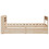 VidaXL vidaXL Bed Frame without Mattress Bed 75x190 cm Small Single Solid Wood Pine 7