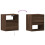 VidaXL vidaXL Wall-mounted Bedside Cabinets with LED Lights Bed Table 2 pcs Brown Oak 10