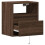 VidaXL vidaXL Wall-mounted Bedside Cabinets with LED Lights Bed Table 2 pcs Brown Oak 9