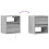 VidaXL vidaXL Wall-mounted Bedside Cabinets&LED Lights Bed Table 2 pcs Grey Sonoma 10