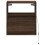 VidaXL vidaXL Wall-mounted Bedside Cabinets with LED Lights Bed Table 2 pcs Brown Oak 6