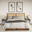 VidaXL vidaXL Wall-mounted Bedside Cabinets&LED Lights Bed Table 2 pcs Grey Sonoma 5