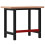 VidaXL vidaXL Workbench Wooden Work Table Work Bench Solid Wood Beech Rectangular 7