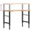 VidaXL vidaXL Workbench Wooden Work Table Work Bench Solid Wood Acacia Rectangular 9