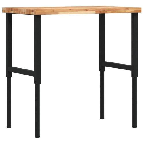 VidaXL vidaXL Workbench Wooden Work Table Work Bench Solid Wood Acacia Rectangular 1