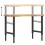 VidaXL vidaXL Workbench Wooden Work Table Work Bench Solid Wood Acacia Rectangular 9