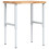 VidaXL vidaXL Workbench Wooden Work Table Work Bench Solid Wood Acacia Rectangular 1