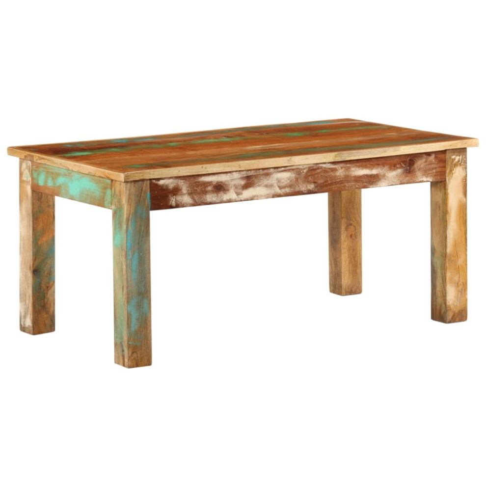 Vidaxl Coffee Table Side Table End Table Centre Table Solid Wood Reclaimed