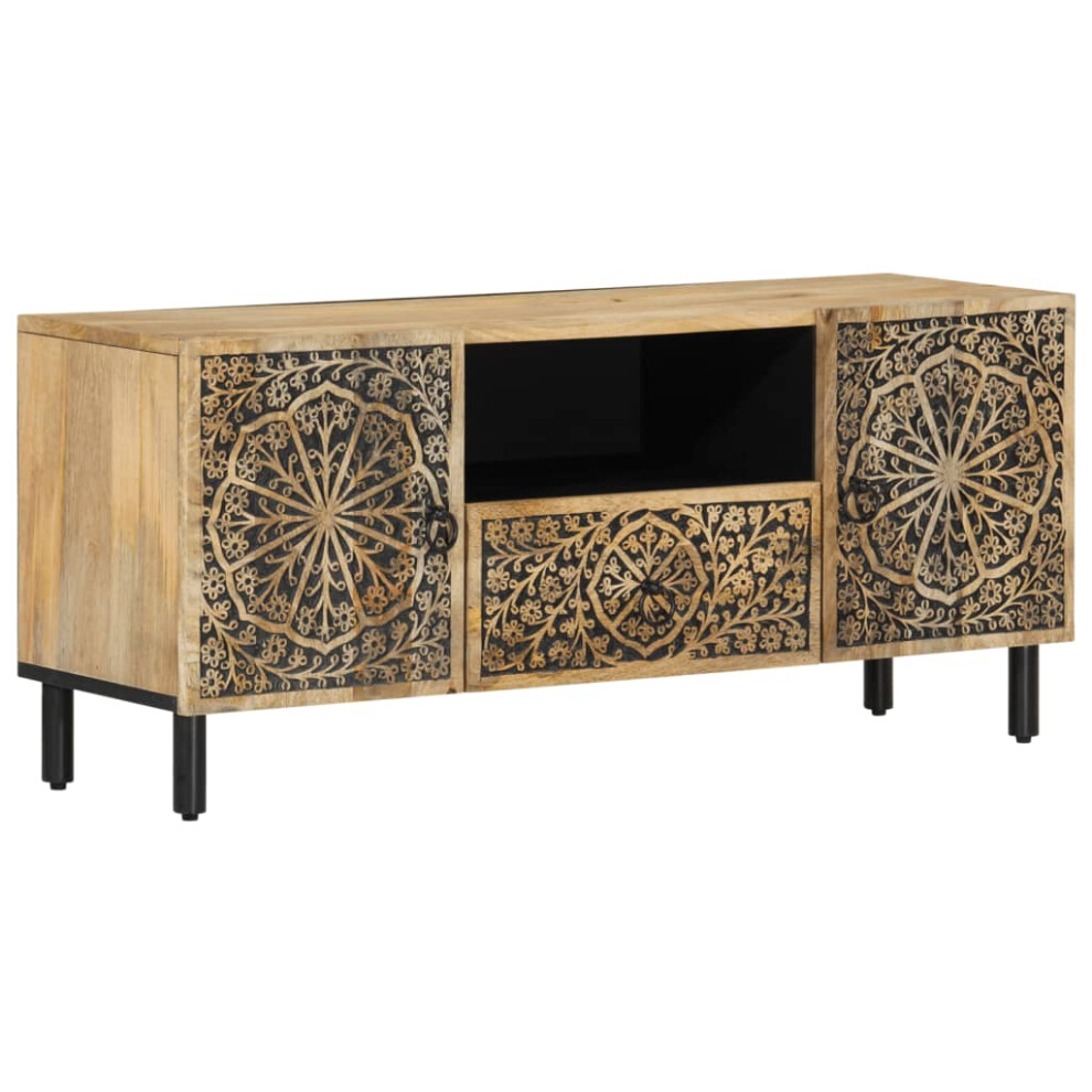 vidaXL TV Cabinet TV Stand Entertainment Centre Media Unit Solid Wood Mango