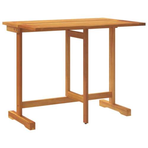 VidaXL vidaXL Folding Balcony Table Outdoor Table Dining Table Solid Wood Acacia 1
