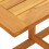 VidaXL vidaXL Folding Balcony Table Outdoor Table Dining Table Solid Wood Acacia 9