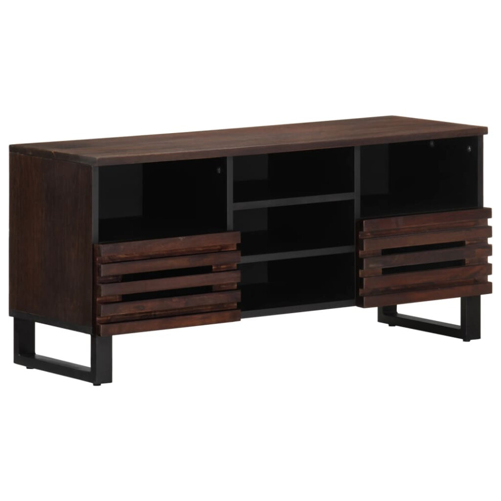 vidaXL TV Cabinet TV Stand Entertainment Centre TV Unit Brown Solid Wood Mango