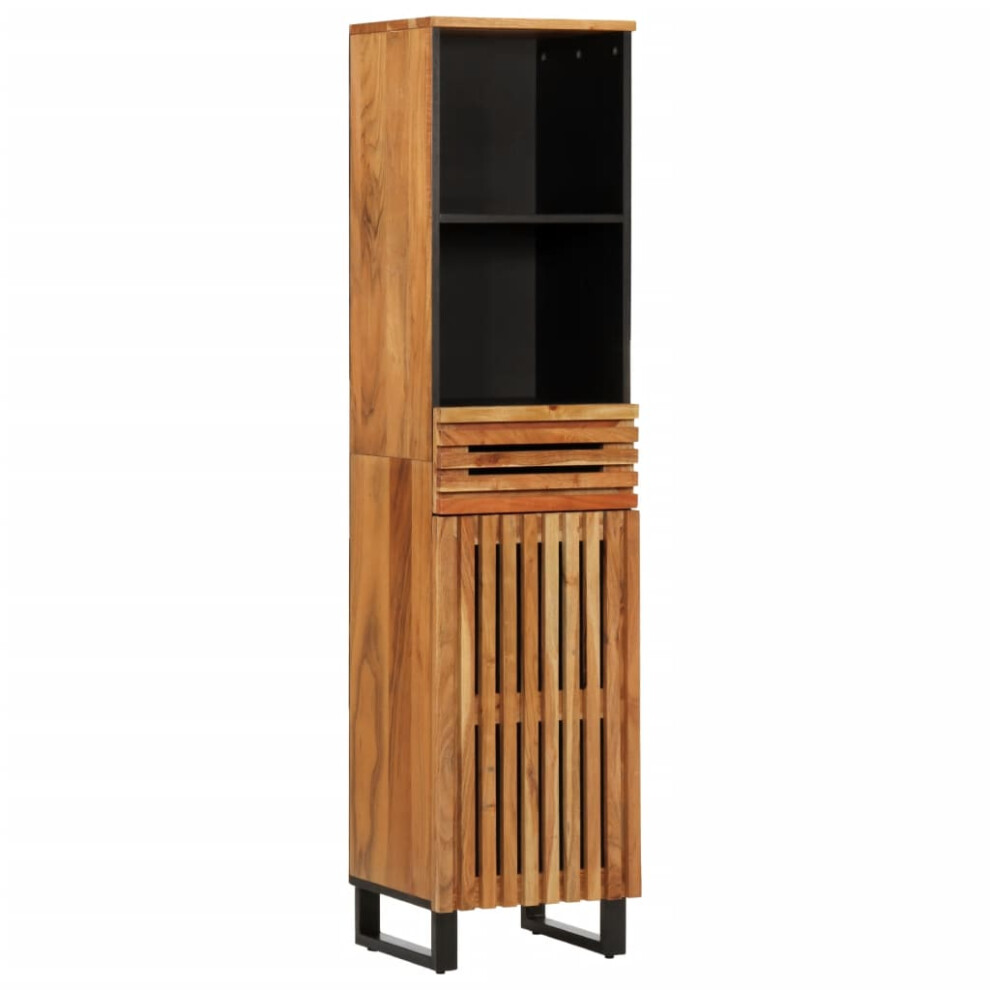 vidaXL Sideboard Side Cabinet Storage Cupboard Highboard Solid Wood Acacia