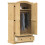 VidaXL vidaXL Wardrobe Cupboard Closet Clothes Storage Organiser Solid Wood Pine 3